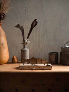 .
からくりは古典的なギミックでありながら、現代のものづくりの礎。
「ココロメカニカ(COCORO MECHANICA )」はその奥深い仕組みを、
自分の手を動かしながら楽しく学べる工作キットです。
昨年リリースした「Vol.01 岩魚(イワナ)」。
リアルな動きを追求した結果、構成部品は大小合わせて100点近くになりました。
作りごたえのある内容になっているので、現在【組み立て手順の解説動画】を制作中です。
WEBの取扱説明書と合わせて、より視覚的に、スムーズに制作を進められるようになります。動画の公開までもう少々お待ちください。
自分の手で組み上げたパーツが連動し、生き物のように滑らかに動き出す。
その瞬間を、ぜひ多くの方に体験していただけたら嬉しいです。🐟